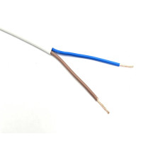 Kabel H03VVH2-F 2x0,5 (CYLY) bílá, plochá